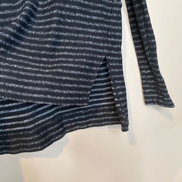 Madewell Marled Striped Top with Hi Lo Hem - Picture 5 of 7